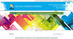 Desktop Screenshot of decaturchildrensdentistry.com
